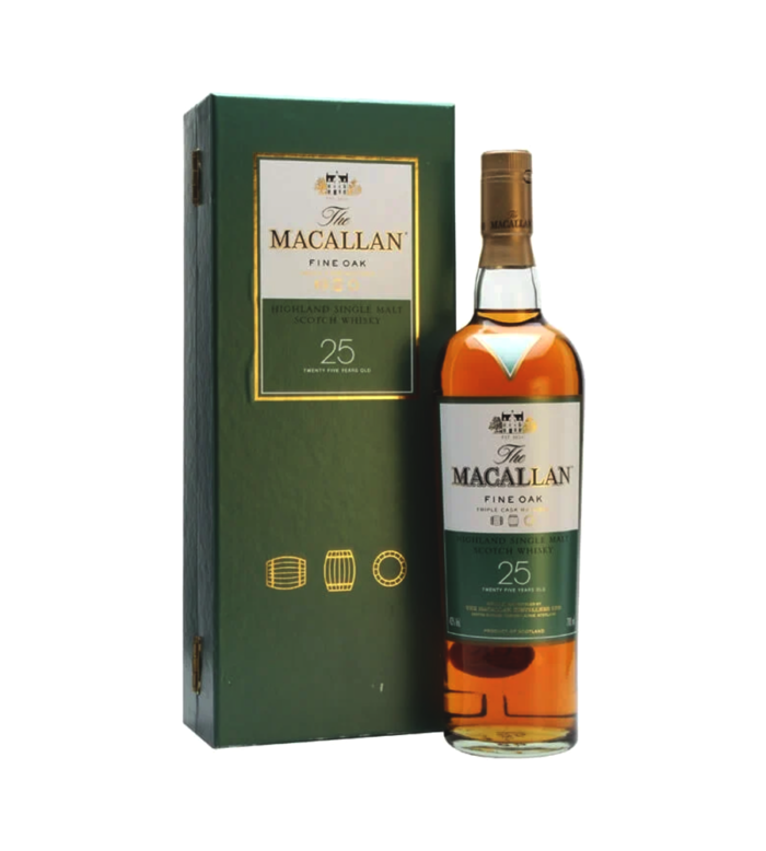 Buy Macallan 25 Years Old Fine Oak Scotch Whisky Online